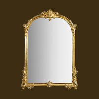 Miroir mural décoratif en laiton de style antique vintage pour salon et salle de bain, fourni par l'usine