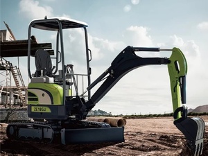 Miniexcavadora ZOOMLION de 1.8 Toneladas, Excavadora Hidráulica de Orugas ZE18GU con Tubería de Trituración y Accesorios en Stock para la Venta - Product Image 6