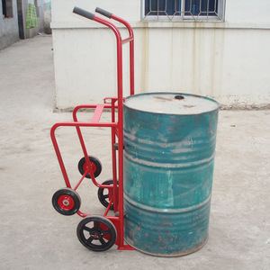 Carro de Transporte de Bidones de Aceite 1435*550*610mm, Carro de Herramientas Manual de Acero de Cuatro Ruedas, Carro Duradero para Cilindros de Gas, Soporte OEM Personalizado - Product Image 3