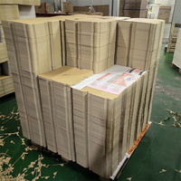 Vente en gros d'usine de papier d'emballage alimentaire Burger Salade Déjeuner Conteneurs Boîte de papier brut alimentaire