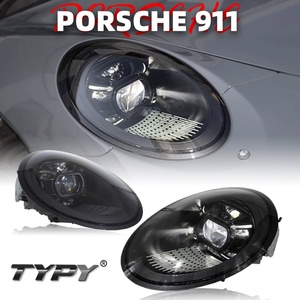 Luces de Coche, Faros Delanteros LED Completos para Porsche 911 911.1/911.2 2012-2018, Conjunto de Faros Láser Matrix PDLS 991, Lámpara de Señalización - Product Image 2
