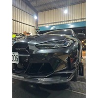 Splitter Samping Serat Karbon Kering 100% Baru Model KB, Trim Canard Bumper Depan untuk G80 G82 G83 M3 M4 2021+ Mobil Performa Tinggi