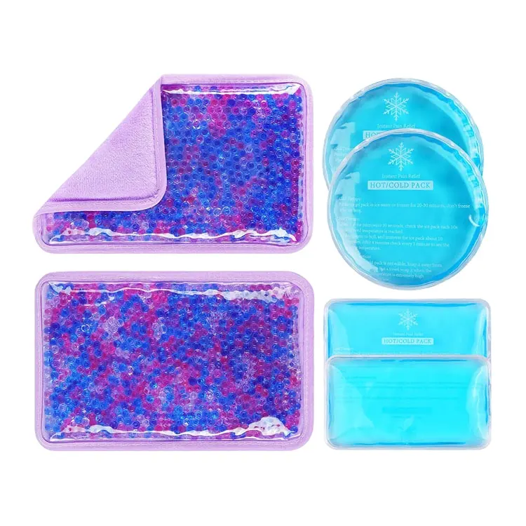 Paquete de Gel de hielo personalizado, paquete de Gel caliente y frío reutilizable, suministros para el cuidado de la salud, venta al por mayor