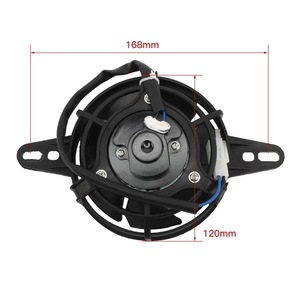 Ventilador de refrigeración para motocicleta Zuqing, ventilador eléctrico de radiador de 15 cm para Go Karts y vehículos todoterreno - Product Image 2