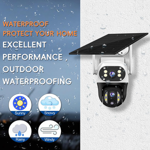 Cámara Solar WiFi para Exteriores con Detección de Movimiento Inteligente, Pantalla Doble, Video, Lentes Duales, Paquetes de Cámaras WiFi 4G, Cámara de Seguridad con Energía Solar - Product Image 5