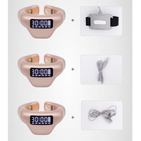 Masseur laser pour le cou avec fonction de chauffage et contrôle de la minuterie, en ABS doré, alimenté par USB, pour la circulation sanguine et la santé des personnes âgées