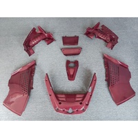 Kap Mesin, Penutup Kabin, dan Body Kit Upgrade Serat Karbon Kering Merah Gaya OEM untuk Ferrari SF90