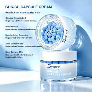 Crema in Capsule con Peptidi di Rame Blu GHK-Cu per Cura della Pelle del <span class=keywords><strong>Viso</strong></span>, Anti-Invecchiamento, Riduzione Rughe Sottili, Idratante Riparatore, Etichetta Privata - Product Image 3