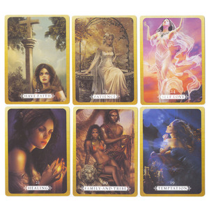 Cartas de <span class=keywords><strong>Tarot</strong></span> Personalizadas con Propiedades Curativas, 54 Cartas Curativas, Incluyendo Adivinación, Reflexión Personal y Guías de <span class=keywords><strong>Salud</strong></span> Mental - Product Image 5