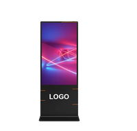 32 43 55 Inch Layar Sentuh Kiosk LCD Digital Poster Totem Display untuk Iklan Dalam Ruangan dengan CMS Terintegrasi