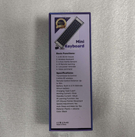 Receptor Inalámbrico X9 2.4G, Control Remoto con Teclado, Carcasa de Aleación de Aluminio, Asistente de Voz, Función Automática, Uso en TV, 10m