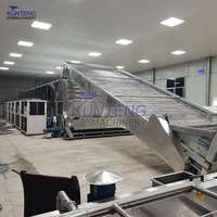 Maatwerk Continue Transportband Kleine Garnalendroger Machine Zeevoedseldrogers Droogmachine Droge Visverwerkingsmachines