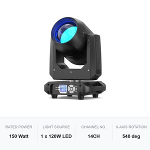 ไฟหัวขยับ 120W LED 4 องศา ลำแสง DMX512 สำหรับไฟเวทีงานอีเว้นท์ - Product Image 5