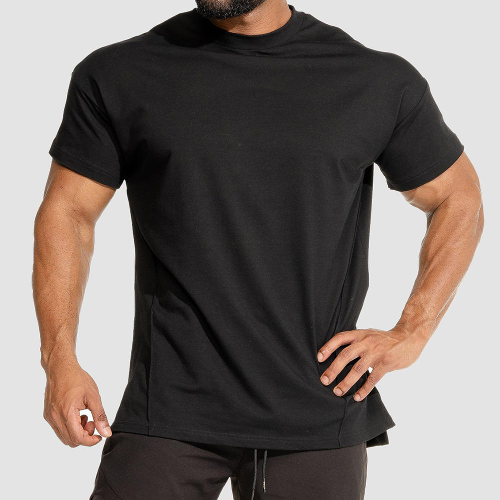 Black 95% Polyester & 5% Spandex Tshirt