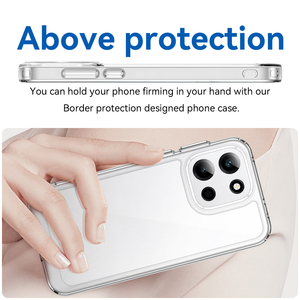 Funda Transparente para <span class=keywords><strong>OnePlus</strong></span> <span class=keywords><strong>Nord</strong></span> 6 Turbo 6 6V, <span class=keywords><strong>2</strong></span> en 1, Híbrida, Rígida de Acrílico y TPU Suave, Antigolpes, para Teléfono Móvil - Product Image 5