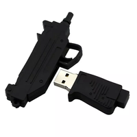 Flashdisk USB 3.0 Bentuk Senjata Mainan 3D PVC Custom 4GB 8GB 16GB 32GB 64GB Bentuk AK47 untuk Hadiah Promosi