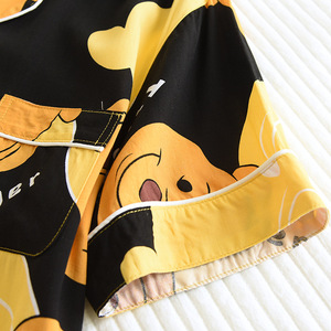 Pigiama da Uomo a Maniche Corte in Tessuto di Rayon con 2 Set di Stampe Cartoon, Traspirante, Set Pigiama in Rayon - Product Image 4