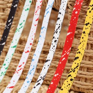 Cordones de Zapatos con Salpicadura de Pintura de Alta Calidad para Hombre <span class=keywords><strong>y</strong></span> Mujer Perfectos para <span class=keywords><strong>Dunk</strong></span> Zapatillas Negros Blancos - Product Image 2