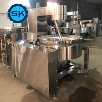 Mélangeur de cuisson planétaire industriel en acier inoxydable 304 Machine à fabriquer la pâte de piment et les confitures de fruits