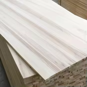 Planches de bois de peuplier brut, résistantes à l'humidité, de couleur blanc pâle, coupées sur mesure pour meubles et armoires - Product Image 1