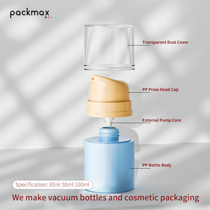 PP Vacuum Emulsion <b>Bottle</b> 30ml 50ml 100ml <b>Pump</b>-Style Vacuum <b>Dispenser</b> <b>Bottle</b> - Product Image 4