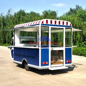 Mobile Fast Food Truck Trailers Fully Equipped Coffee <b>Ice</b> Cream Food Cart Food Truck With Kitchen - Product Image 3