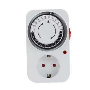 Minuteur mécanique écologique <span class=keywords><strong>HBN</strong></span> 16A, lot de 4 avec sécurité enfant, programmation 24h, intervalle de commutation de 30 minutes - Product Image 3