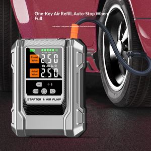 Пусковое устройство для автомобиля 12В, 150 PSI, с функциями аварийного питания, подкачки шин, освещения и зарядки - Product Image 3