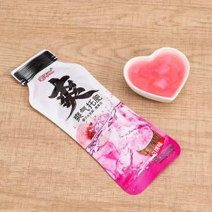 Wholesale Sweet Snack Nata De Coco Low-Fat <strong>Jelly</strong> &amp; <strong>Pudding</strong> Fruit-Flavored 62g Multi-Colored Snack Bag - Product Image 3