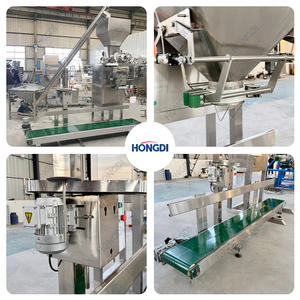 Machine d'emballage semi-automatique à double vis sans fin pour poudre, convoyeur à vis, remplisseuse de sachets plastiques grand volume pour farine et poudres chimiques - Product Image 5