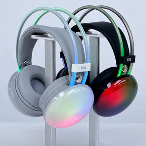 Casque d'écoute stéréo sans fil <span class=keywords><strong>Streamer</strong></span> Cool RGB Light Professional Noise Cancellation Over-Ear PG830 Luminous Headphones - Product Image 4