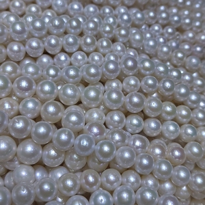 9-13mm tự nhiên nước ngọt ngọc trai vòng cổ lớn Edison gần Vòng cổ trắng Baroque ngọc trai sợi dây - Product Image 5