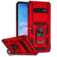 Coque de téléphone magnétique en TPU pour Samsung Galaxy S10 Plus, protection pour fenêtre coulissante