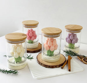 Vela Artesanal LANJO en Frasco de Vidrio con Aroma a Vainilla, Cera de Soya Ecológica, Regalo Original para San Valentín, Navidad y Año Nuevo, MOQ Bajo - Product Image 6