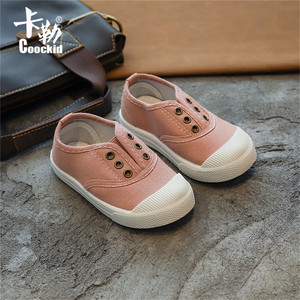 Sepatu kanvas anak baru 2025, sepatu kasual anak-anak Musim Semi antilembap modis - Product Image 1