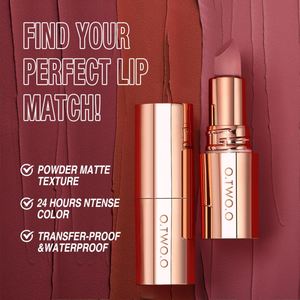 O.TW O.O Brillo de labios de larga duración con textura mate resistente al agua Maquillaje con infusión de minerales para un aspecto natural - Product Image 3