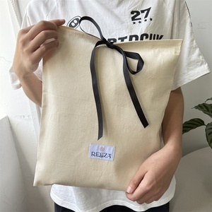 BSCI Cotton Canvas <b>Envelope</b> Bag Clothing Packaging Women's Bag Packaging Linen <b>Envelope</b> Dust Pouch - Product Image 2