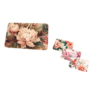 MANTOLES INDIVIDUALES DE POLIPROPILENO PEONY 43X28 CM SORTEADOS - Product Image 1