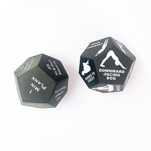 Tùy chỉnh <span class=keywords><strong>12</strong></span> mặt tập luyện yoga chống căng thẳng trò chơi Cube tập thể dục PU bọt tập thể dục xúc xắc - Product Image 2