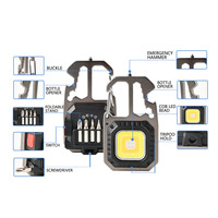 Petite poche Super lumineuse USB magnétique forte lumière Mini camping linterna llavero Cob EDC porte-clés lampe de poche rechargeable