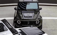 Capot de voiture de style B en fibre de carbone sèche de haute qualité pour Mercedes Benz Classe G W464 W463A G63 G800 kit de carrosserie de capot