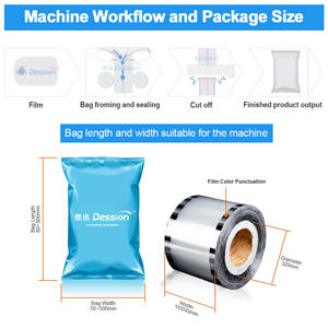 Machine à emballer automatique de pesage volumétrique de <span class=keywords><strong>granules</strong></span> de grain machine à emballer de sac de haricots de riz machine à emballer de sachet de sel de sucre - Product Image 6