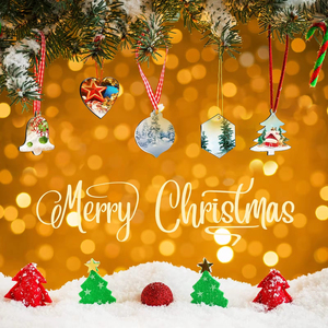 Tùy Chỉnh Acrylic Giáng Sinh Trang Trí Trống Cây Giáng Sinh Treo Mặt Dây Chuyền Sao Giáng Sinh Trang Trí Cho Xmas <span class=keywords><strong>DIY</strong></span> Thủ Công - Product Image 4