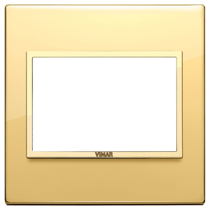 Placca Interruttore a Muro Vimar Oro Lucido 13,1x11,6 cm - Product Image 1