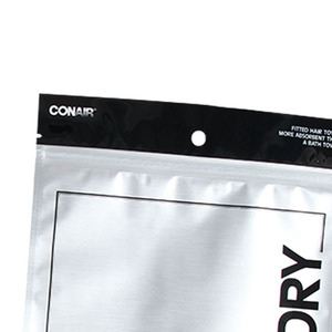 Tùy chỉnh tóc khăn nhôm lá Ziplock túi với cửa sổ trong suốt và lỗ cảm ứng - Product Image 6