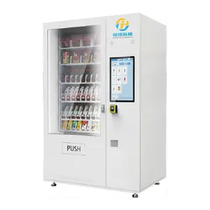 ISURPASS Vending Factory Supply With Microwave Heating Fast Food Vending Machine For Sale Pizza/hamburger/hot Meat