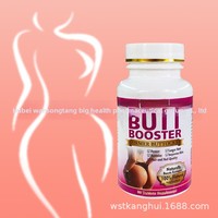 Exportation de comprimés minceur BUTT BOOSTER Slim Plus brûleurs de graisse en flacons, 60 pilules par flacon, non destiné aux femmes enceintes