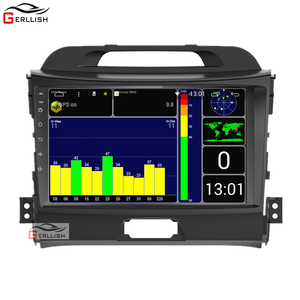Gerllish 9 pulgadas IPS pantalla Android reproductor de DVD del coche para <span class=keywords><strong>KIA</strong></span> Sportage 2008-2013 navegación GPS con WIFI Radio - Product Image 1