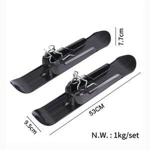 Équipement de ski extérieur Vélos d'équilibre pour enfants Vélo Snowboard Scène de plage Glace Bébé Poussette Plaque inférieure Buggy Fauteuil roulant Traîneaux - Product Image 1