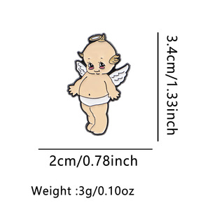 Nuova spilla per auto 2026 con citazioni divertenti e trendy, simpatico alieno neonato effetto trip - Product Image 3